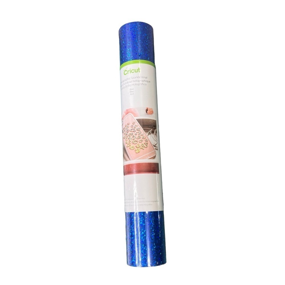 Cricut Holographic Sparkle Vinyl Blue Brand New